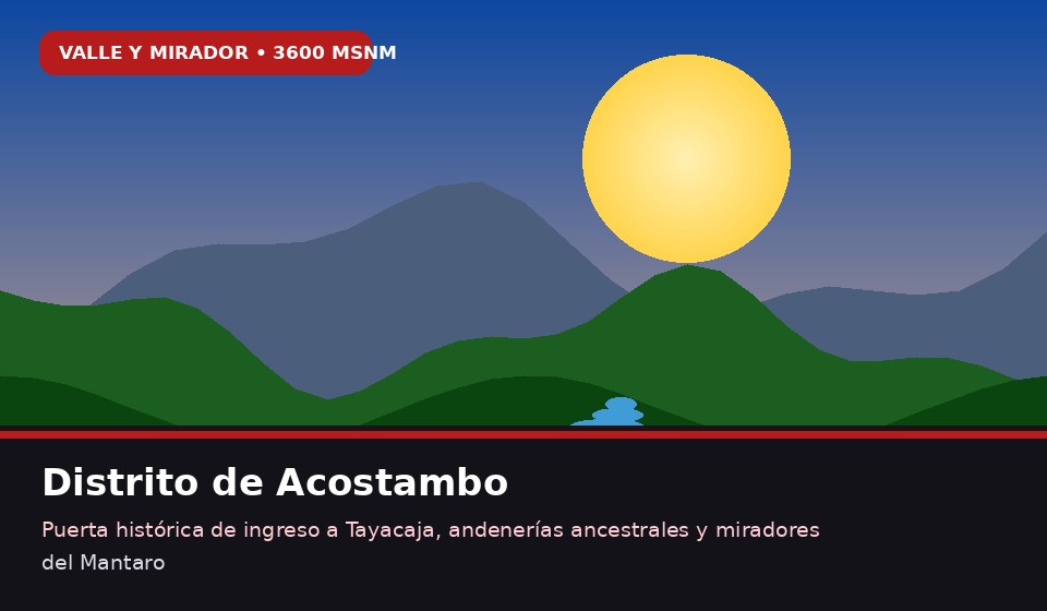 Acostambo: Historia, Costumbres y Pasajes Turísticos (3600 m s. n. m.)