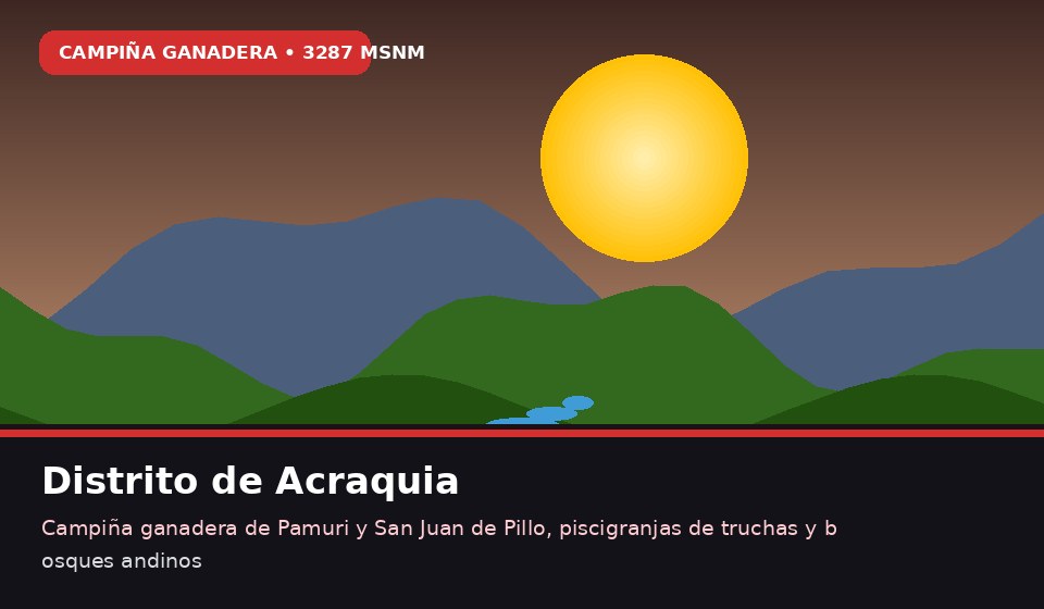 Acraquia: Historia, Costumbres y Pasajes Turísticos (3287 m s. n. m.)