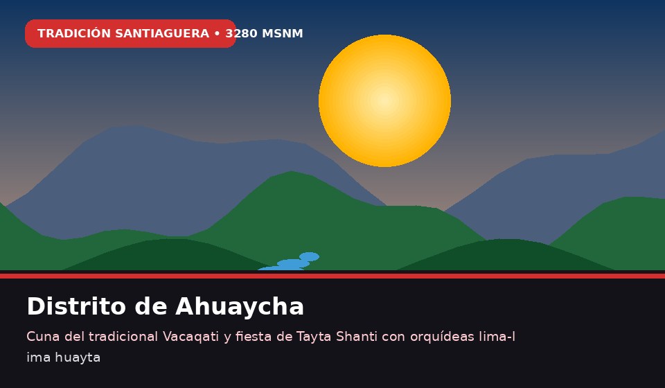 Ahuaycha: Historia, Costumbres y Pasajes Turísticos (3280 m s. n. m.)