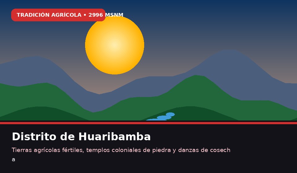 Huaribamba: Historia, Costumbres y Pasajes Turísticos (2996 m s. n. m.)