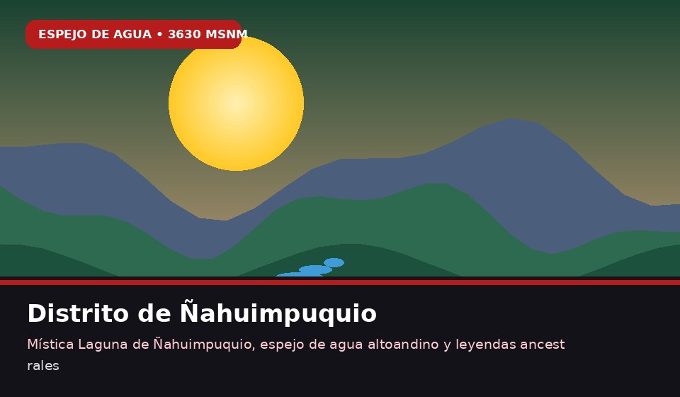 Ñahuimpuquio: Historia, Costumbres y Pasajes Turísticos (3630 m s. n. m.)