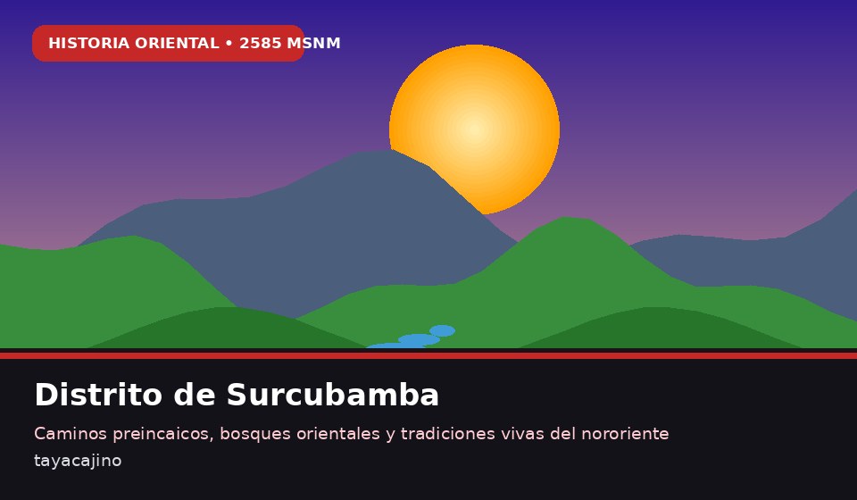 Surcubamba: Historia, Costumbres y Pasajes Turísticos (2585 m s. n. m.)